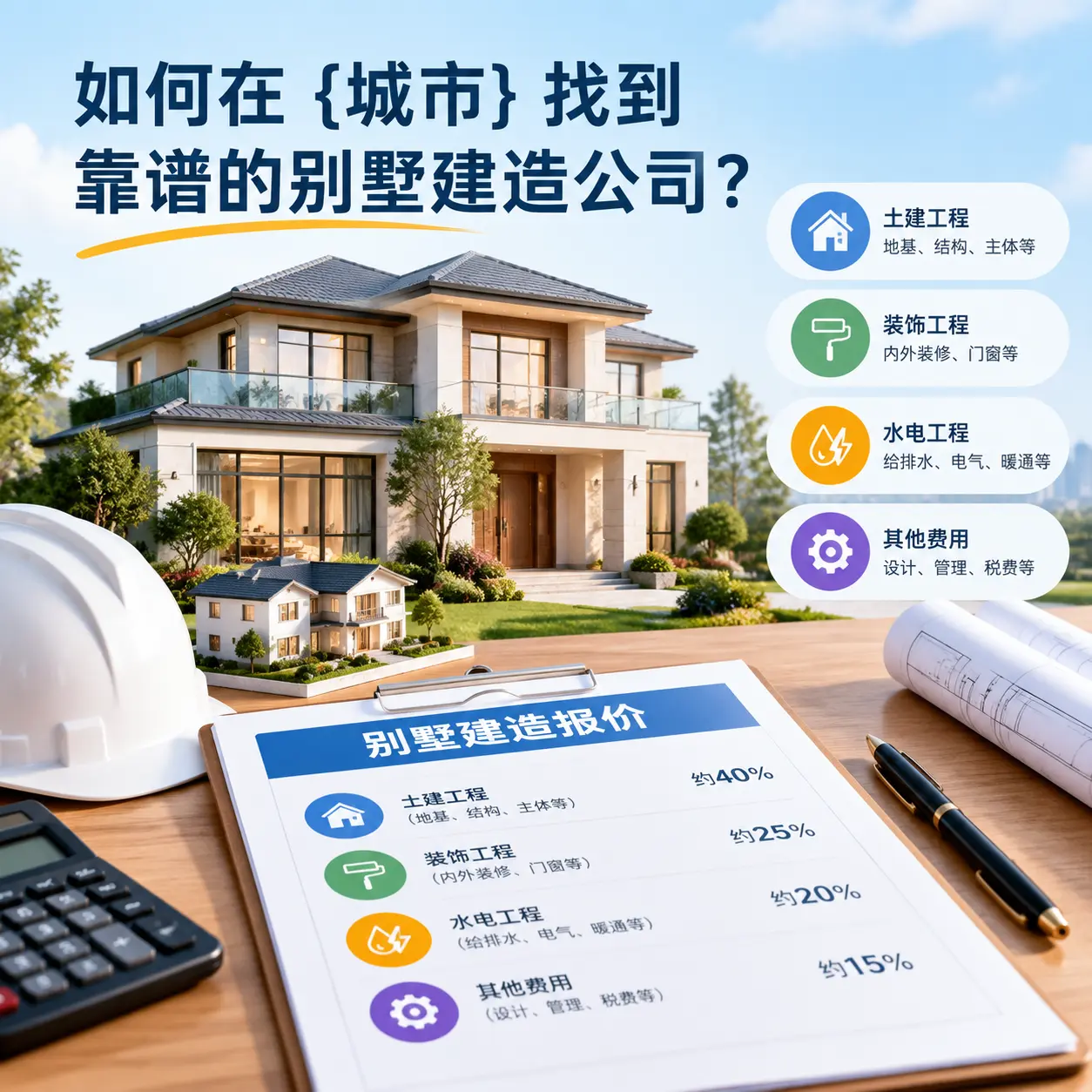 如何在 镇宁 找到靠谱的别墅建造公司?