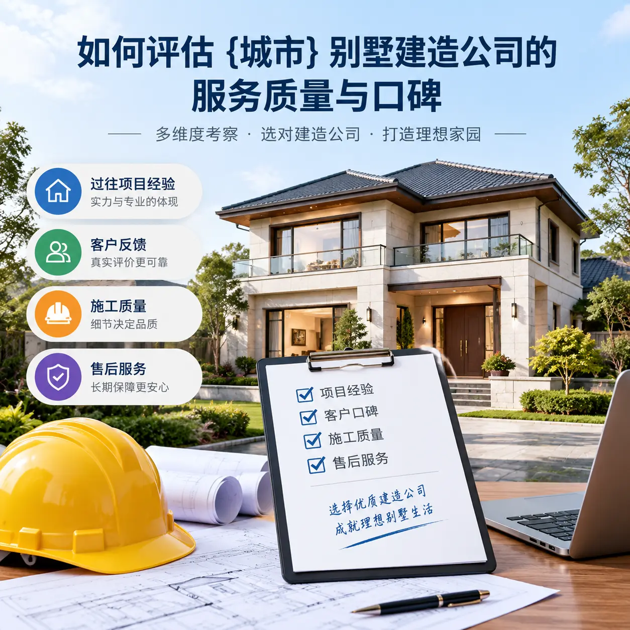 如何评估 镇宁 别墅建造公司的服务质量与口碑