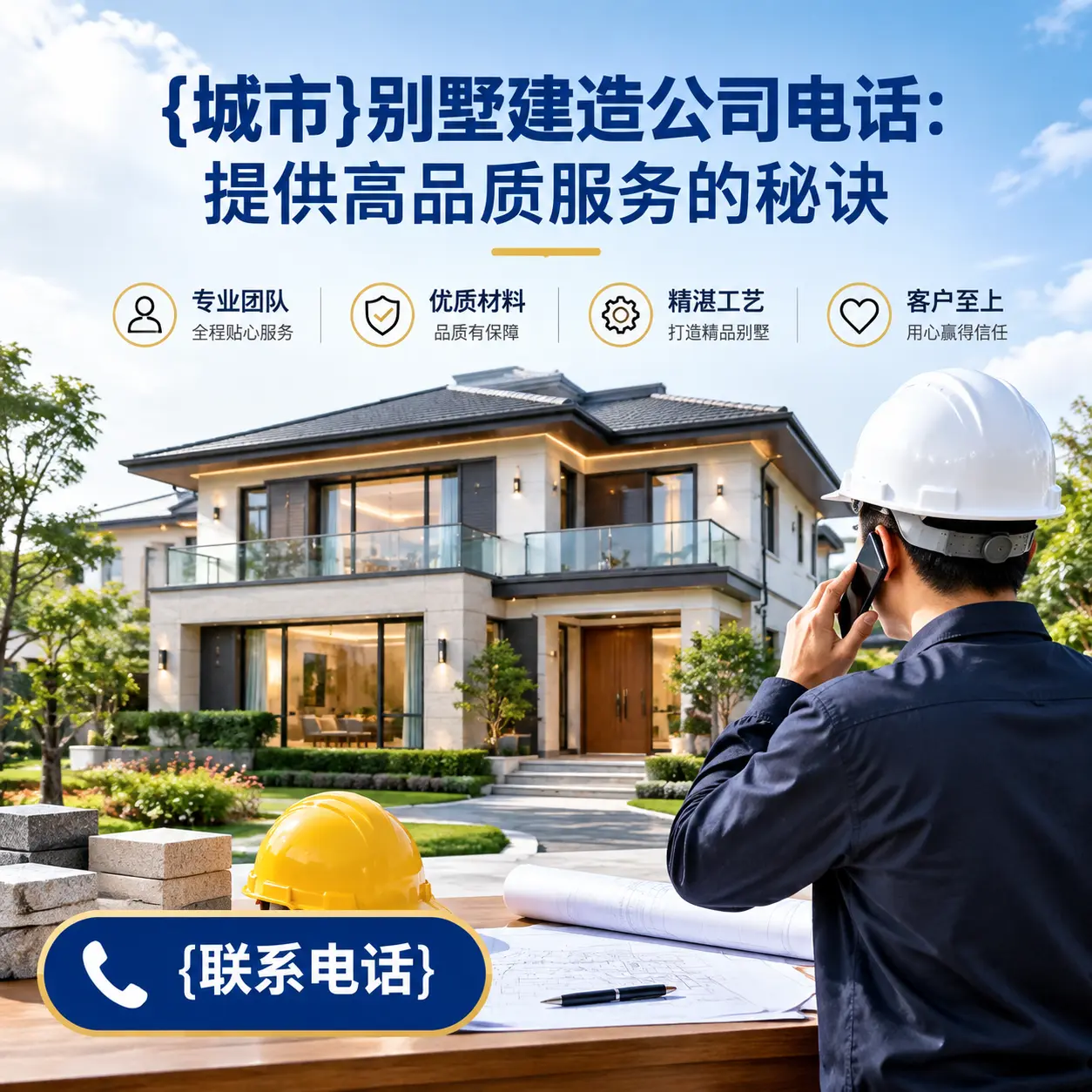 镇宁别墅建造公司电话：提供高品质服务的秘诀