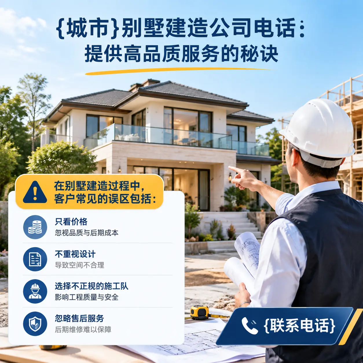 镇宁别墅建造公司电话:提供高品质服务的秘诀