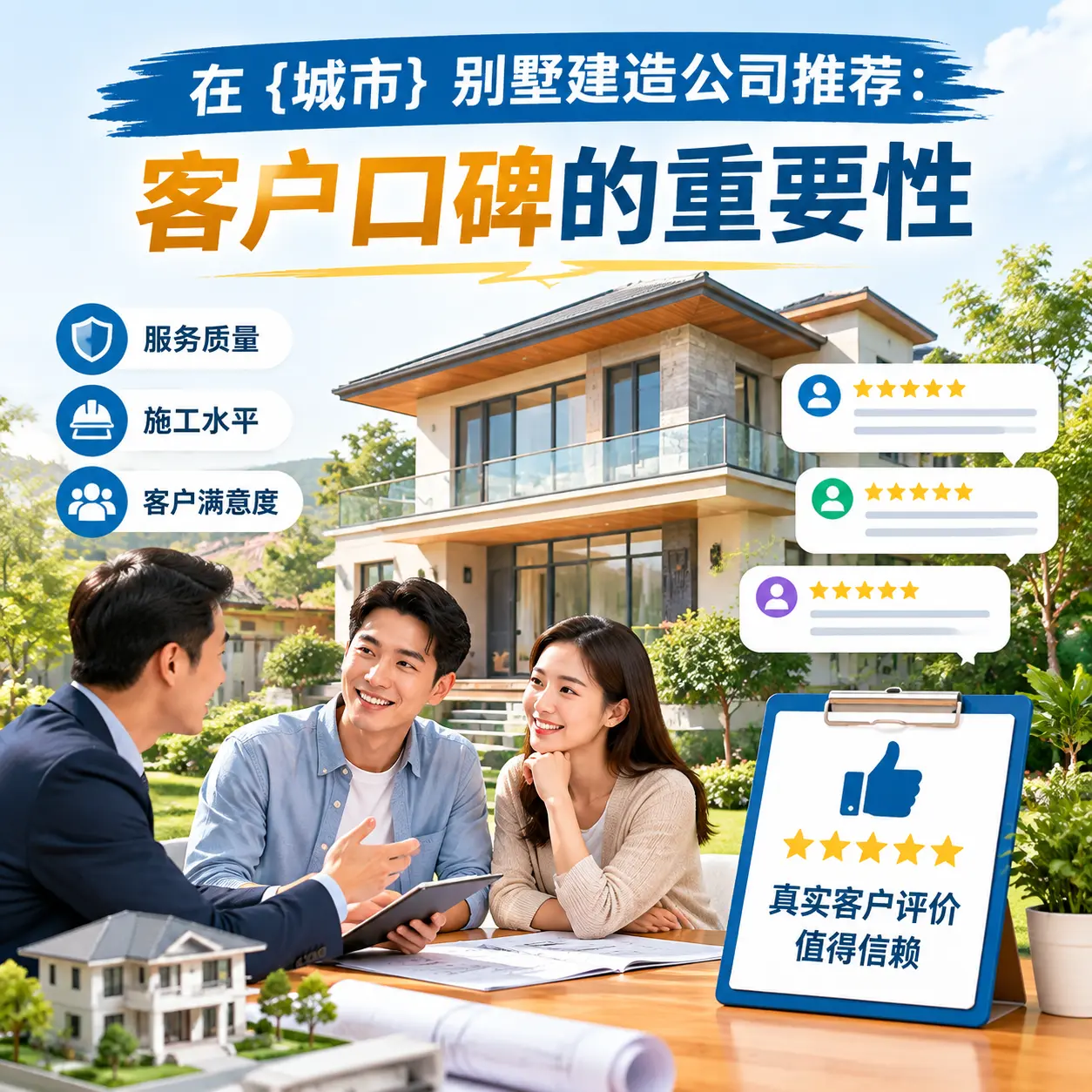 在 镇宁 别墅建造公司推荐：客户口碑的重要性