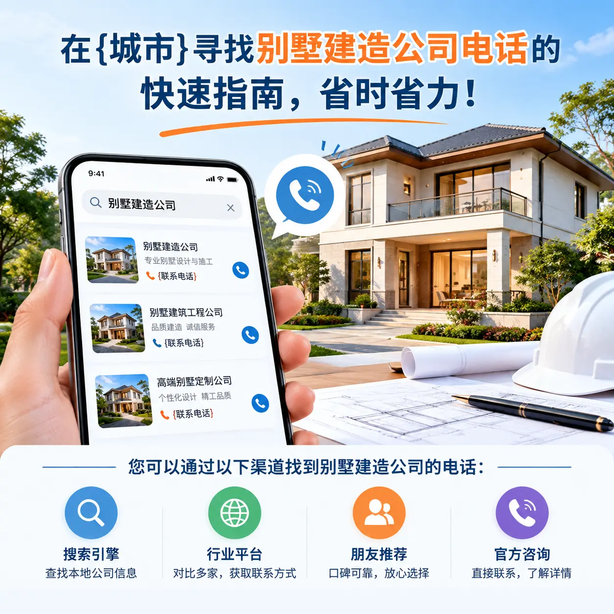 在镇宁寻找别墅建造公司电话的快速指南，省时省力！