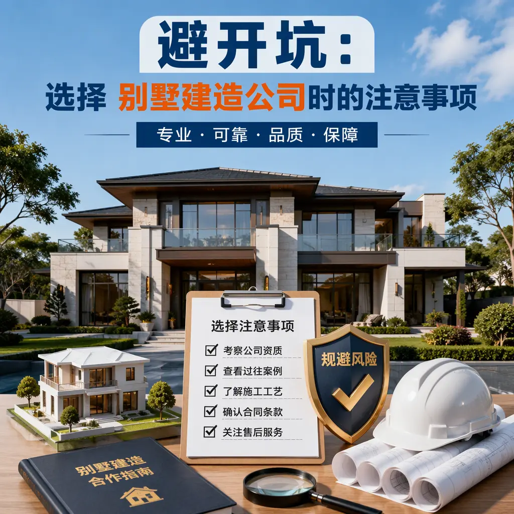 避开坑：选择 镇宁 别墅建造公司时的注意事项