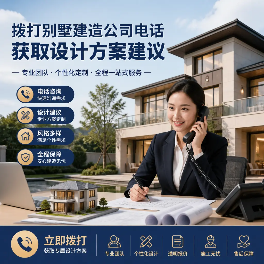 拨打镇宁别墅建造公司电话,获取设计方案建议