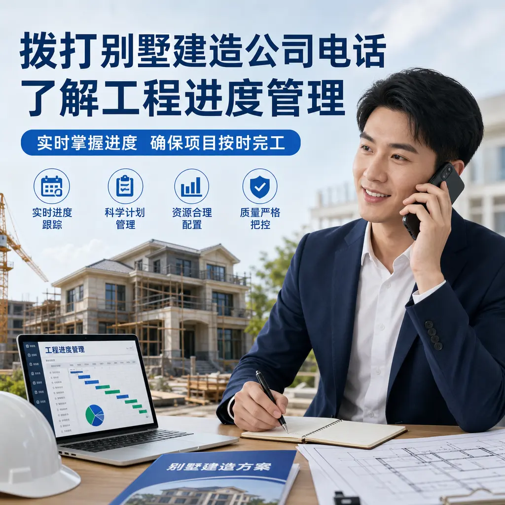 拨打镇宁别墅建造公司电话,了解工程进度管理